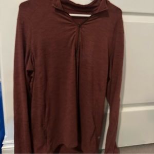men’s lululemon quarter zip sweatshirt with no hood